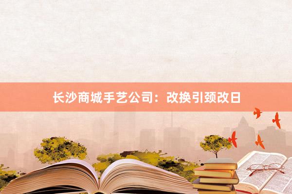 长沙商城手艺公司：改换引颈改日